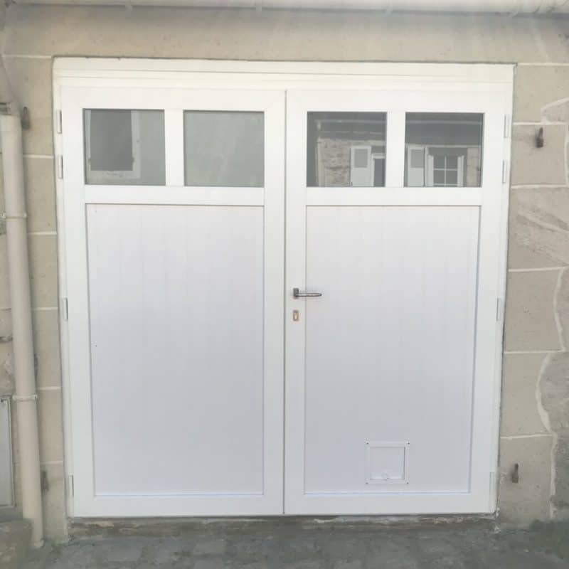 mpo fenêtres porte de garage blanc pvc mpo