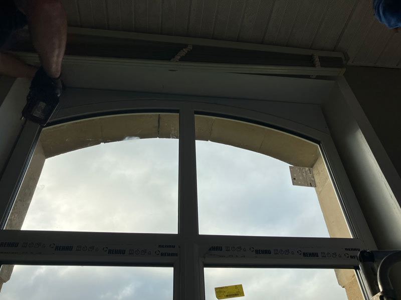 fenêtre cintrée pvc blanc triple vitrage mpo fenêtres alençon fenêtre cintrée pvc blanc triple vitrage mpo fenêtres alençon