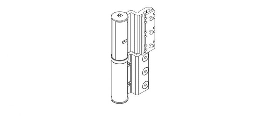 1000x500 paumelle 8003526 pour porte d’entrée kawneer